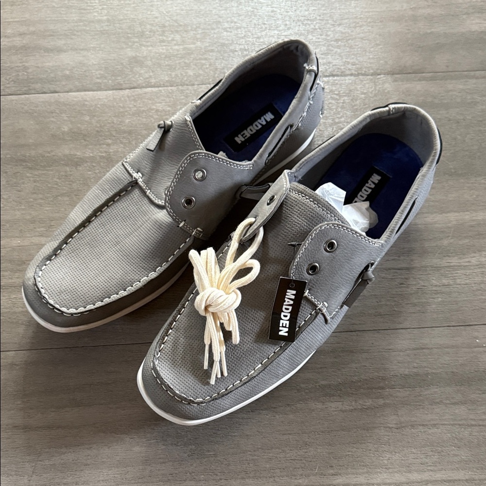 Men's Gray Boat Shoes Steve Madden